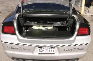 Dodge Charger Security Lockbox - Tuffy Products - Tactical, Combo Lock - Black - `12-`27